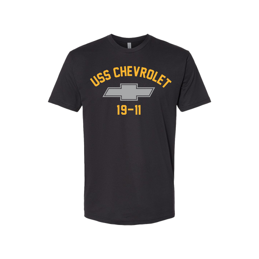 Chevrolet "USS Chevrolet 19-11" Mens T Shirt Black