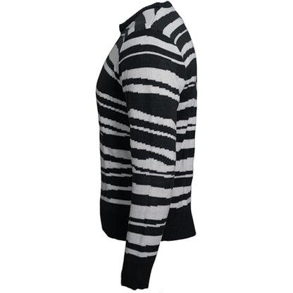 Pugley's Spooky Black and White Sweater for Cosplay
