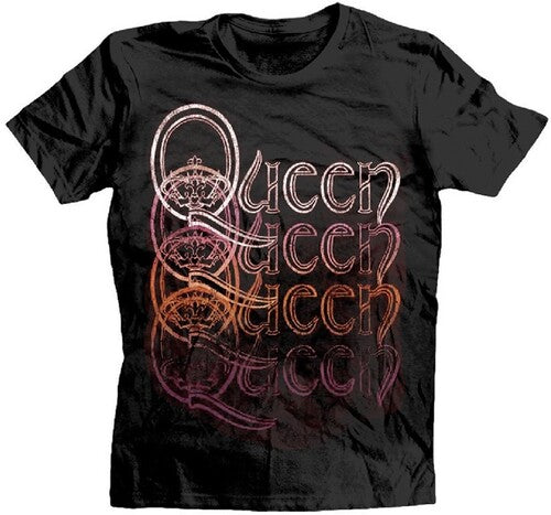Queen Repeat Logo Black Ss Tee 2Xl Queen Repeat Logo Black Ss Tee 2Xl Mens T Shirt