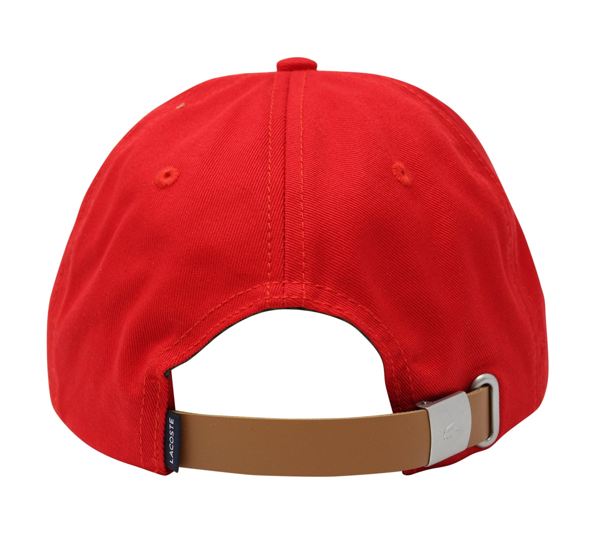 Lacoste Men's Classic Large Croc Logo Cap with Leather Strap Hat