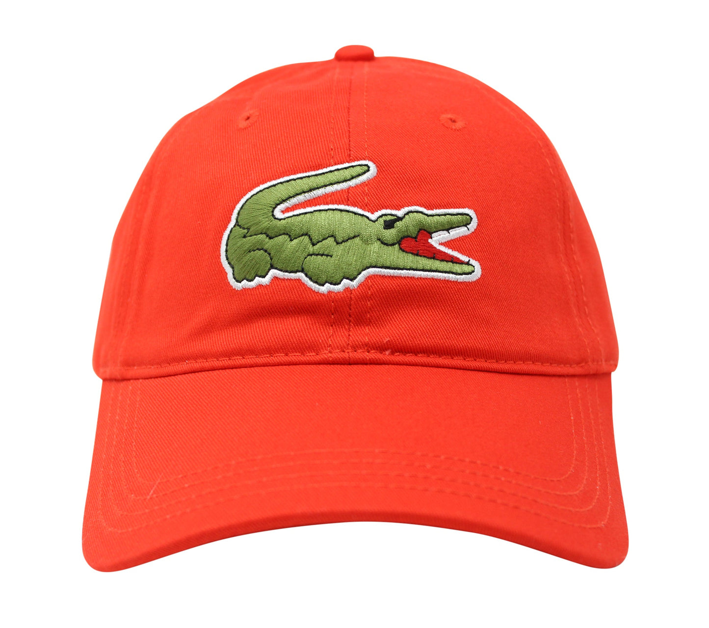Lacoste Men's Classic Large Croc Logo Cap with Leather Strap Hat