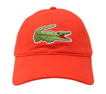 Lacoste Men's Classic Large Croc Logo Cap with Leather Strap Hat