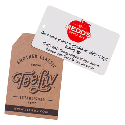 Redd's Apple Ale Logo Mens T Shirt Gray