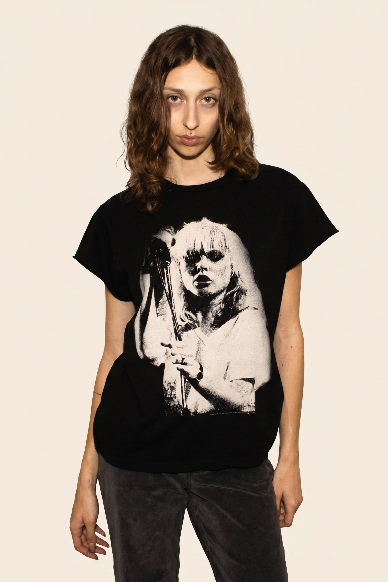 Blondie Pretty Baby Tee Womens T Shirt Black