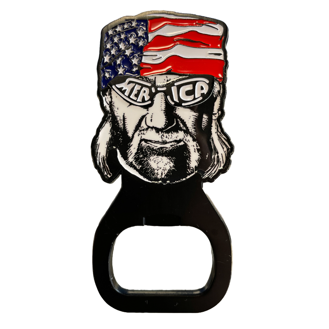 Hulk Hogan Magnet Merica Bottle Opener