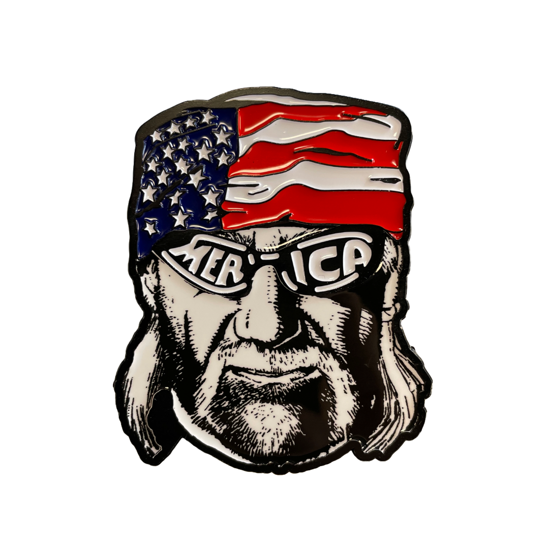 Hulk Hogan Merica Metal Magnet