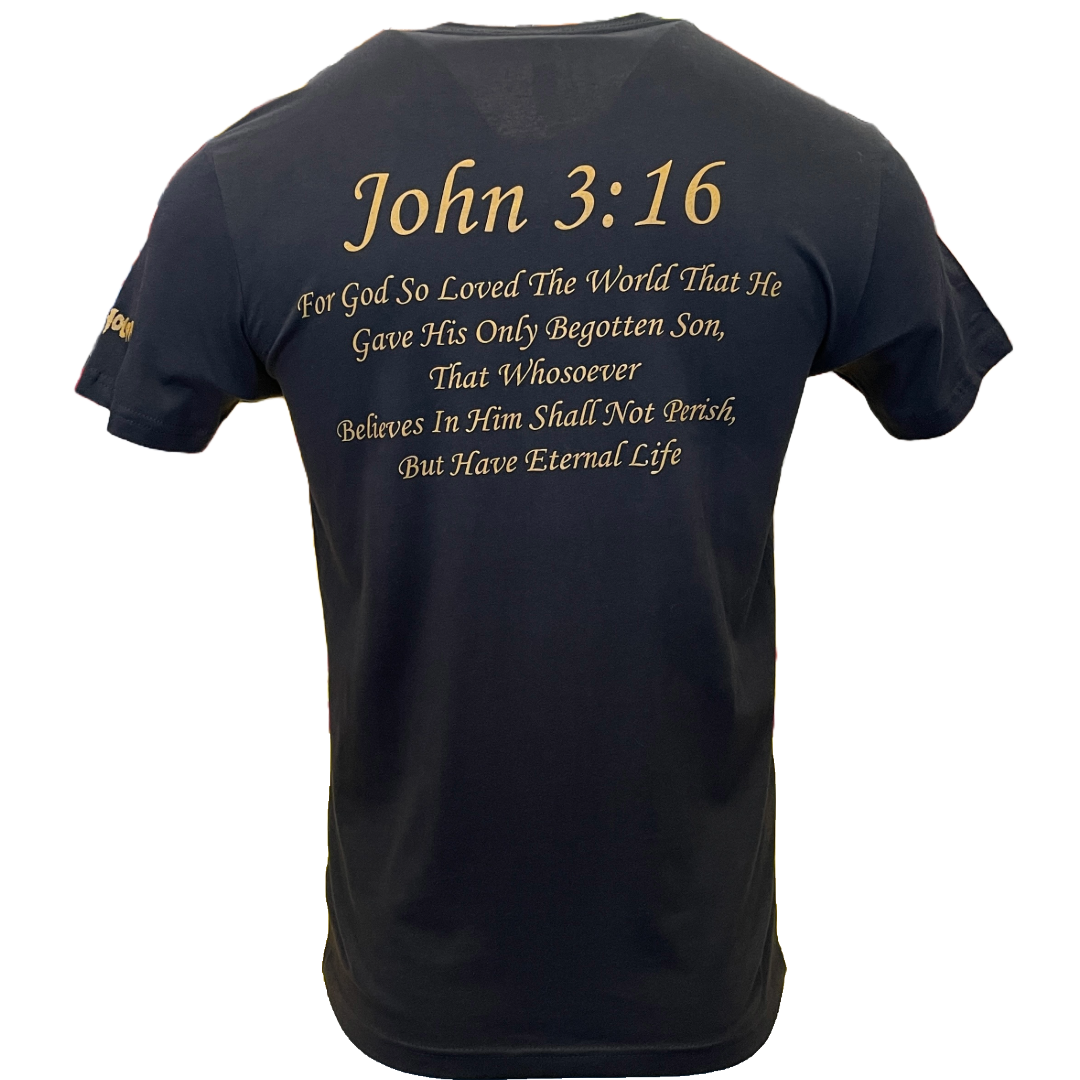 Hulk Hogan John 3:16 Mens T Shirt Black