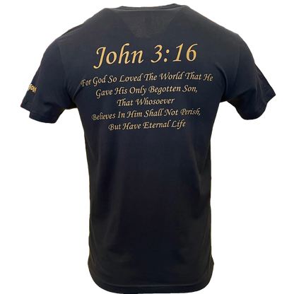 Hulk Hogan John 3:16 Mens T Shirt Black