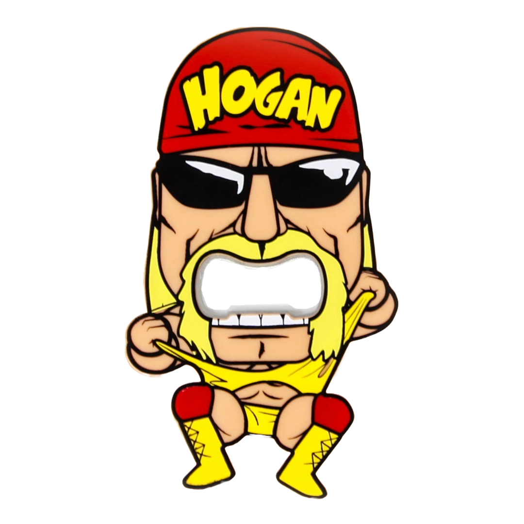 Hulk Hogan Bottle Opener Magnet Hogan