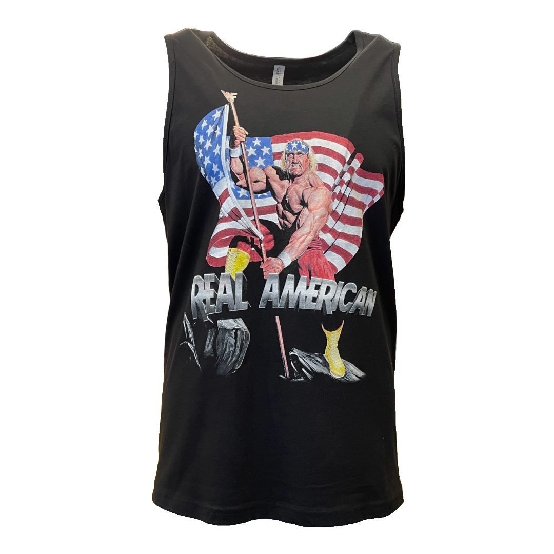 Hulk Hogan Real American Victory Mens Tank Top Shirt