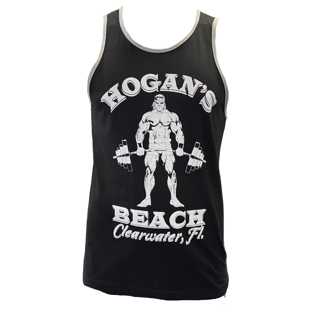 Hulk Hogan Hogans Gym Mens Tank Top Shirt Black