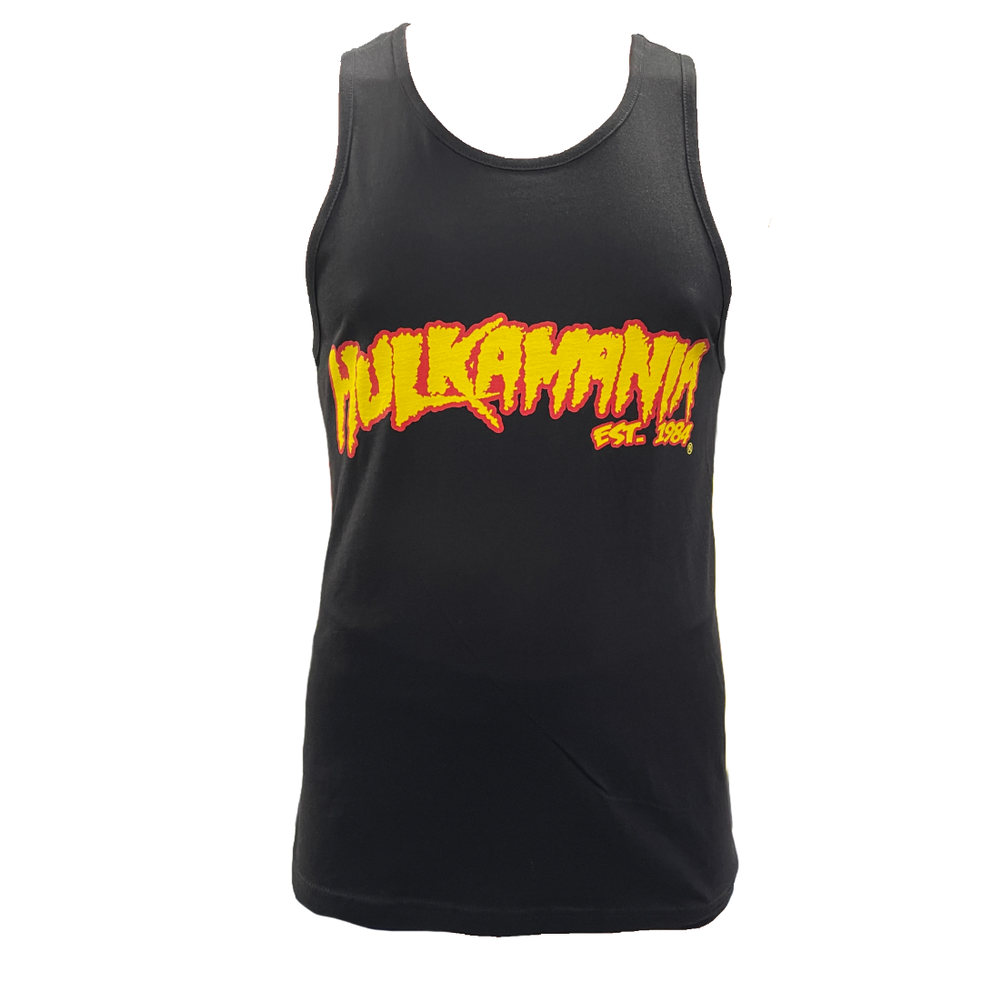 Hulk Hogan Hulkamania Runnin Wild Mens Tank Top Black