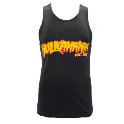 Hulk Hogan Hulkamania Runnin Wild Mens Tank Top Black