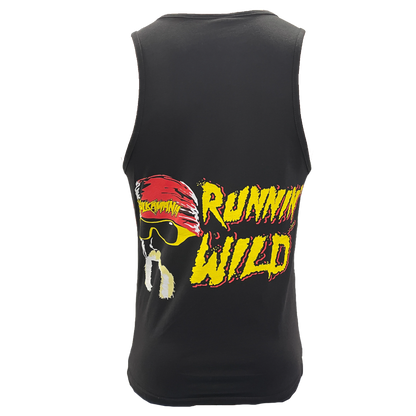 Hulk Hogan Hulkamania Runnin Wild Mens Tank Top Black
