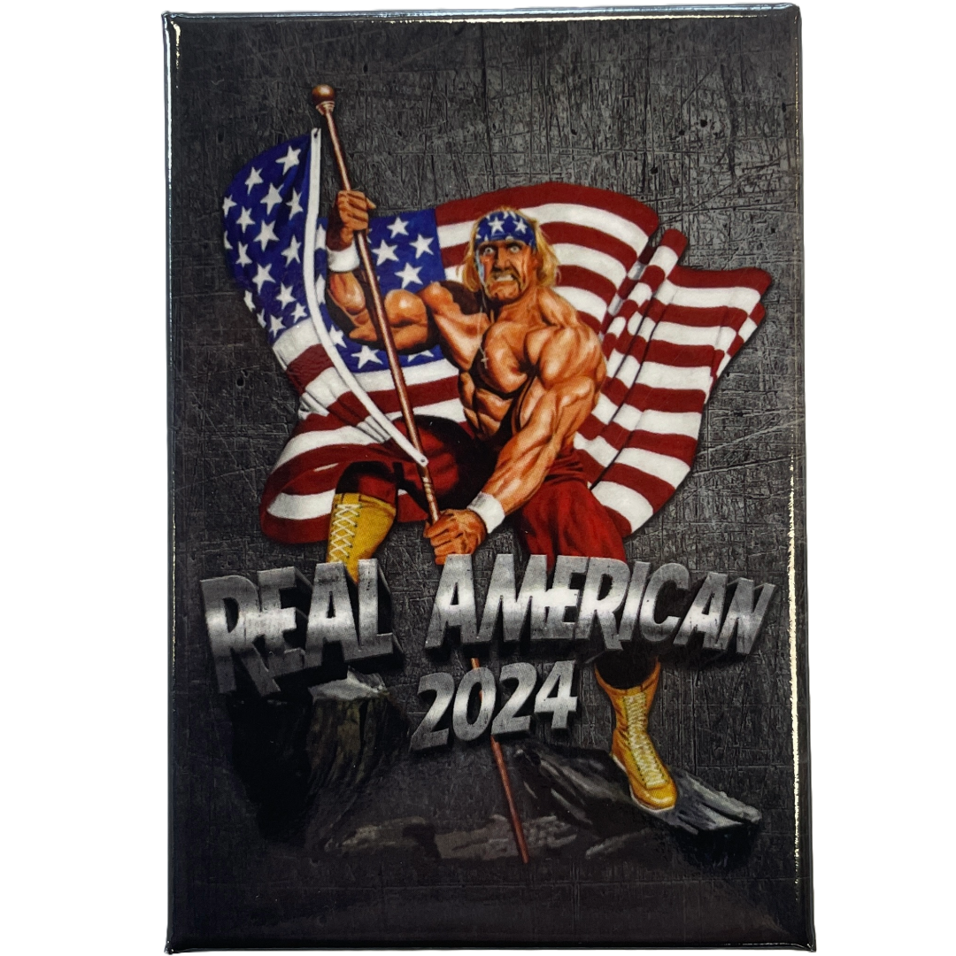 Hulk Hogan Real American Victory 2024 Flat Magnet