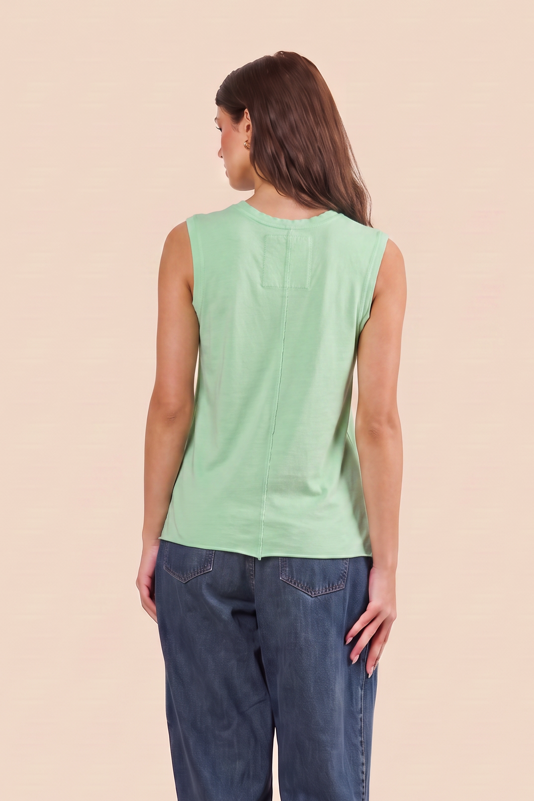 The Rolling Stones Old English Womens Tank Top Shirt Green