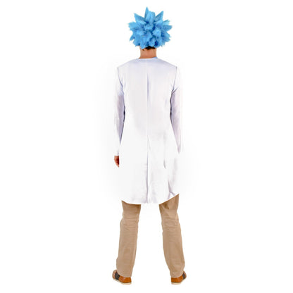 Adult Deluxe Ricky Sanchez Blue Wig and Eyebrow Halloween Costume Cosplay Accessory