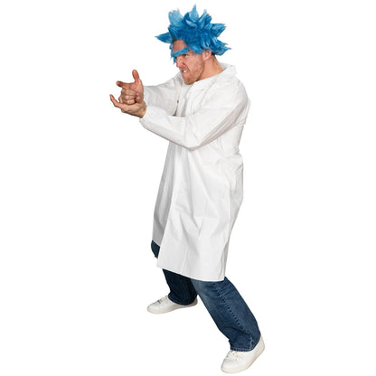 Rick Sanchez Cartoon Halloween Cosplay Costume Set