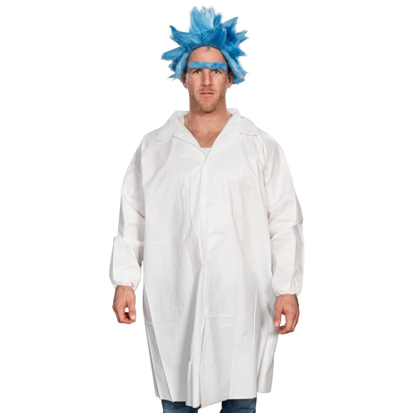 Rick Sanchez Cartoon Halloween Cosplay Costume Set