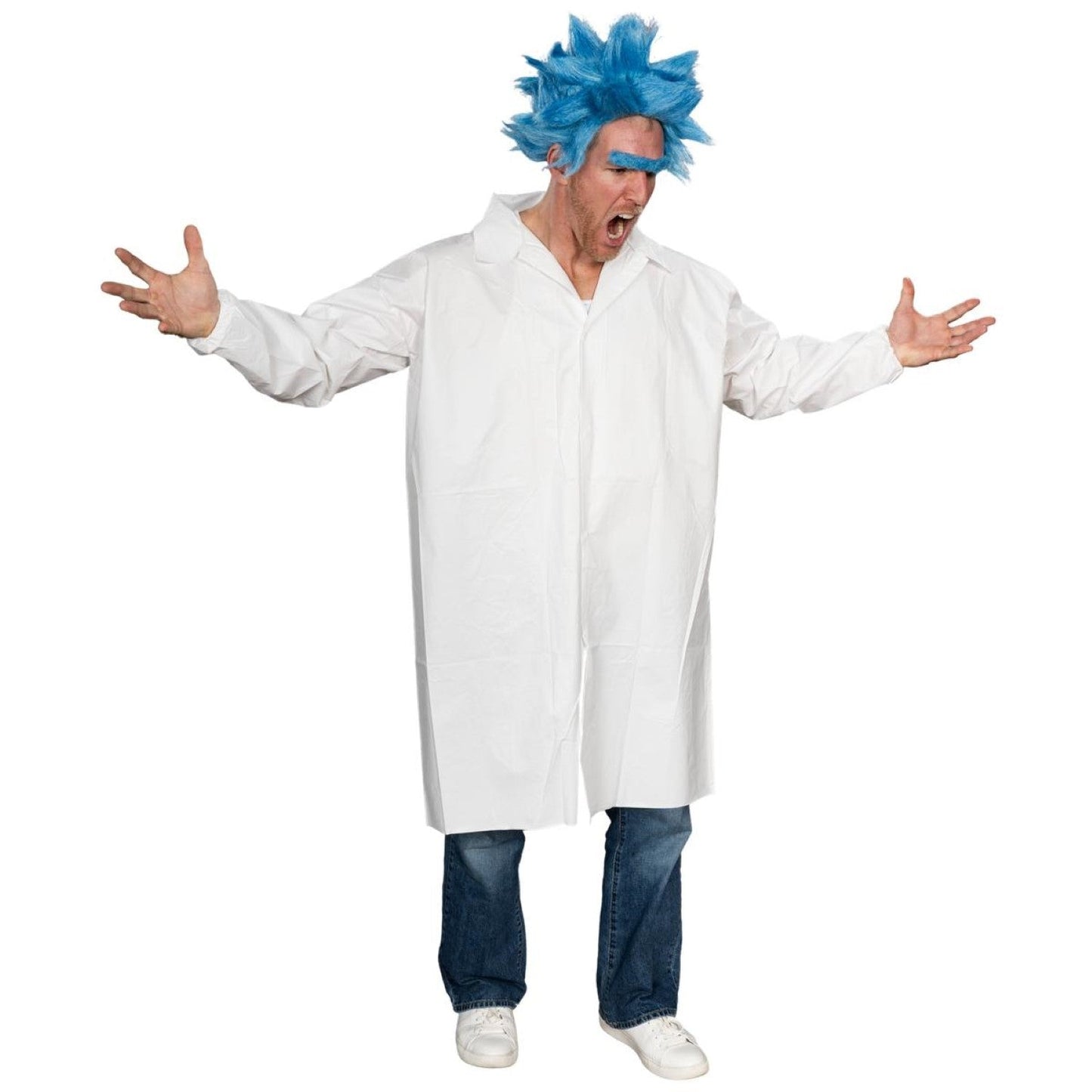 Rick Sanchez Cartoon Halloween Cosplay Costume Set