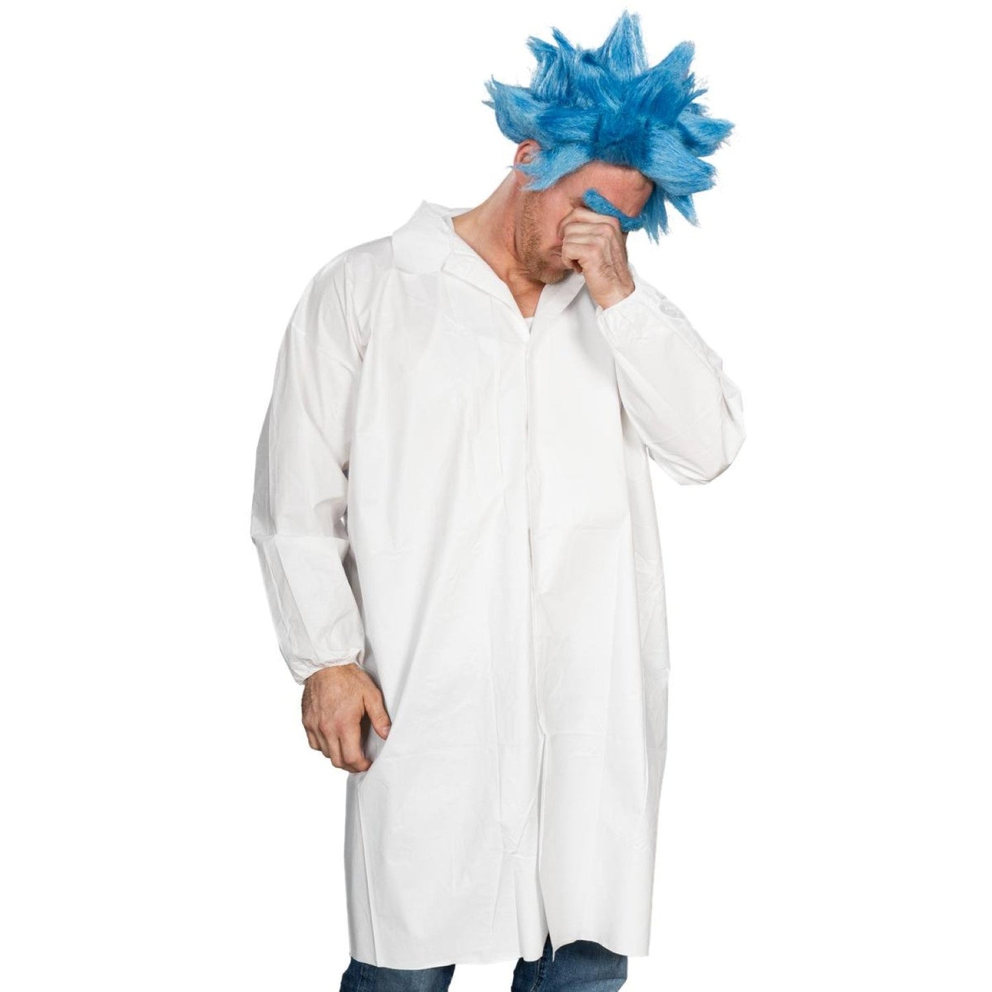 Rick Sanchez Cartoon Halloween Cosplay Costume Set