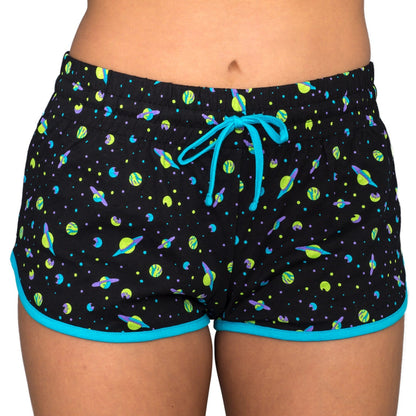 Rick and Morty Spaceship Black Pajama Set