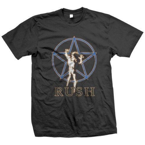 Rush Men'S Rush Starman Glow T-Shirt, Black, Medium Mens T Shirt
