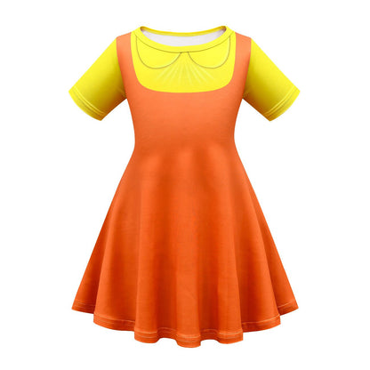 Halloween Party Girls Short Sleeve