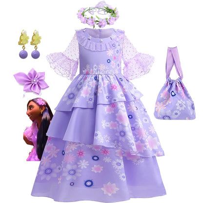 Disney Encanto Dolores Girls Princess Dress