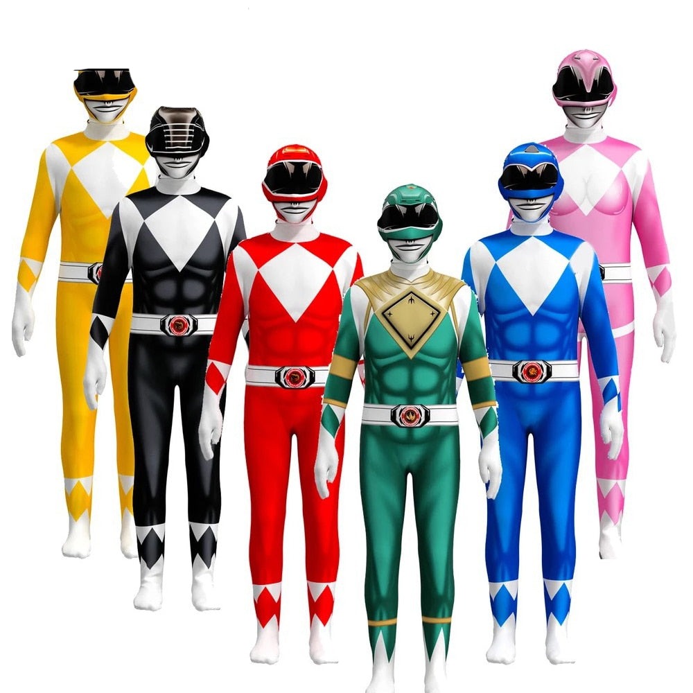 Power Samurai Shinkenger Rangers Kids Cosplay Suit
