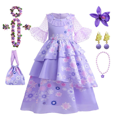 Disney Encanto Dolores Girls Princess Dress