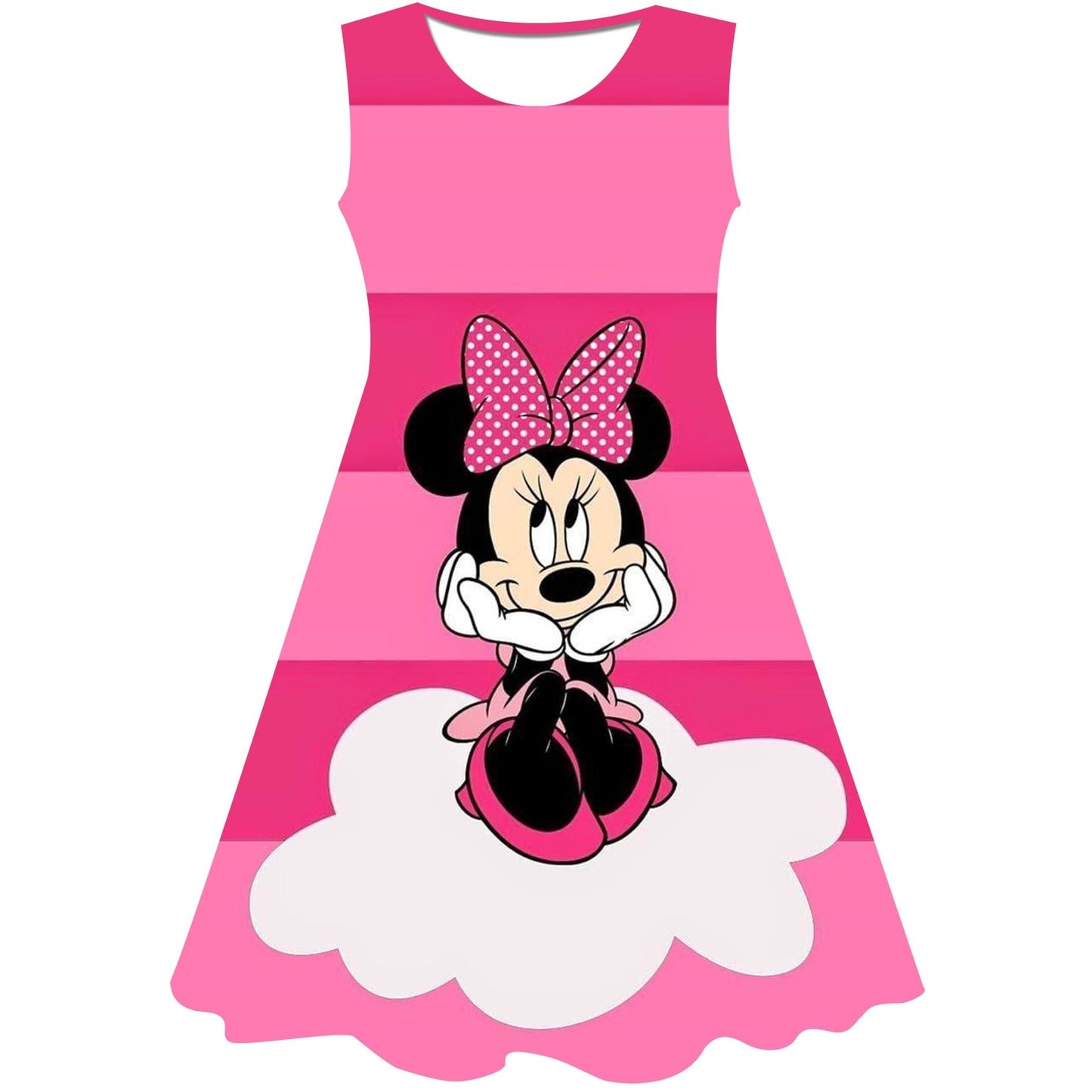 Cute Minnie Mouse Dress for Girls