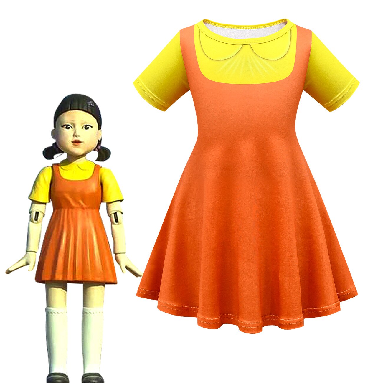 Halloween Party Girls Short Sleeve