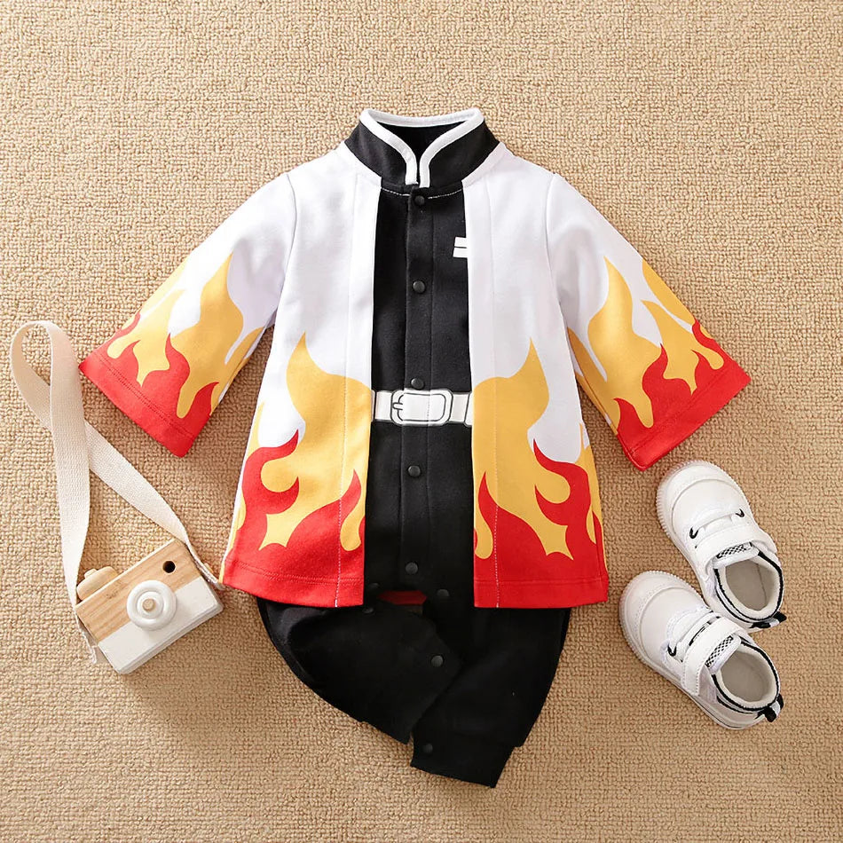 Baby Girl Boy Costume Anime Clothes Newborn Romper