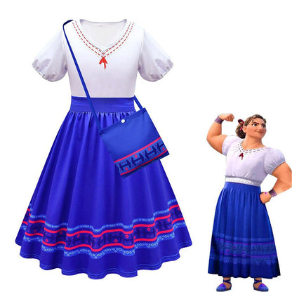Disney Encanto Dolores Girls Princess Dress