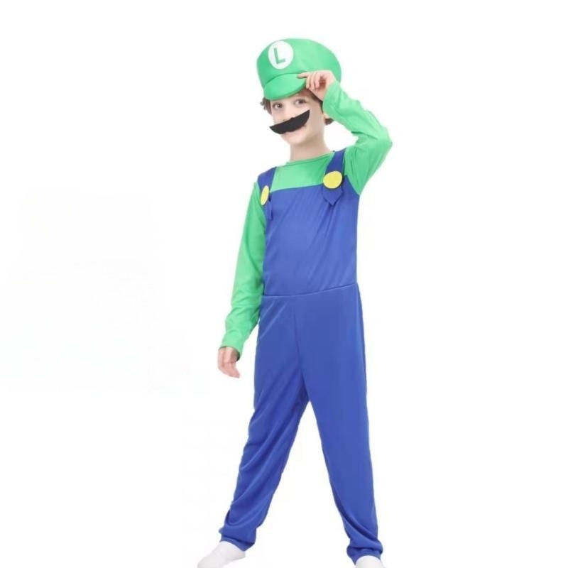 Luigi & Mario Halloween Cosplay Costumes
