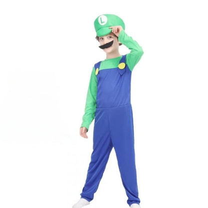 Luigi & Mario Halloween Cosplay Costumes