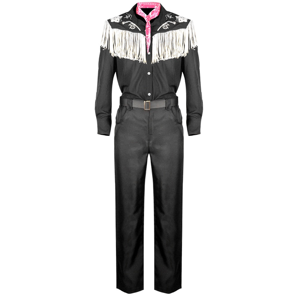 Movie Cowboy Costume with Halloween Uniform