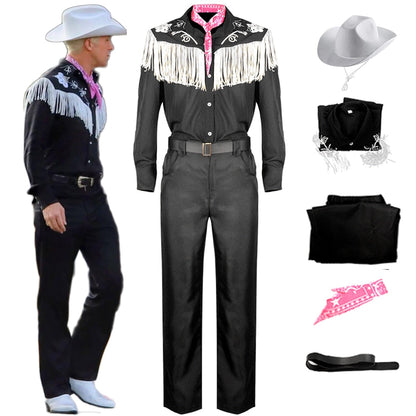 Movie Cowboy Costume with Halloween Uniform