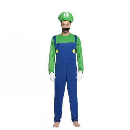 Luigi & Mario Halloween Cosplay Costumes