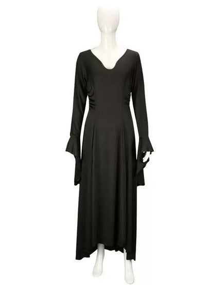 Wednesday Addams Gothic Cosplay Dress for Halloween