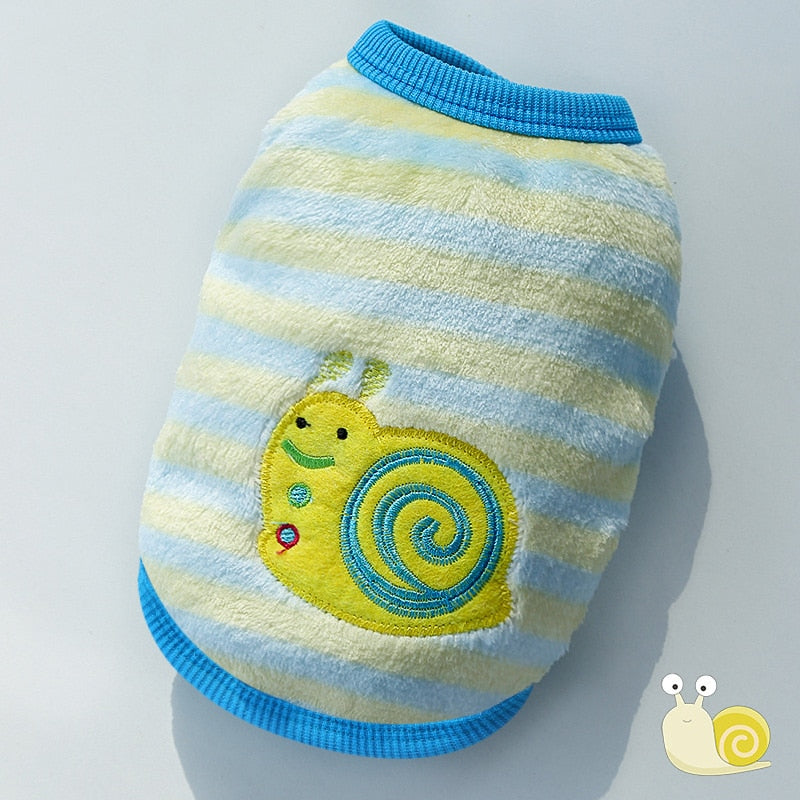 Cute Fleece Pet Dog Clothes For Small Dogs