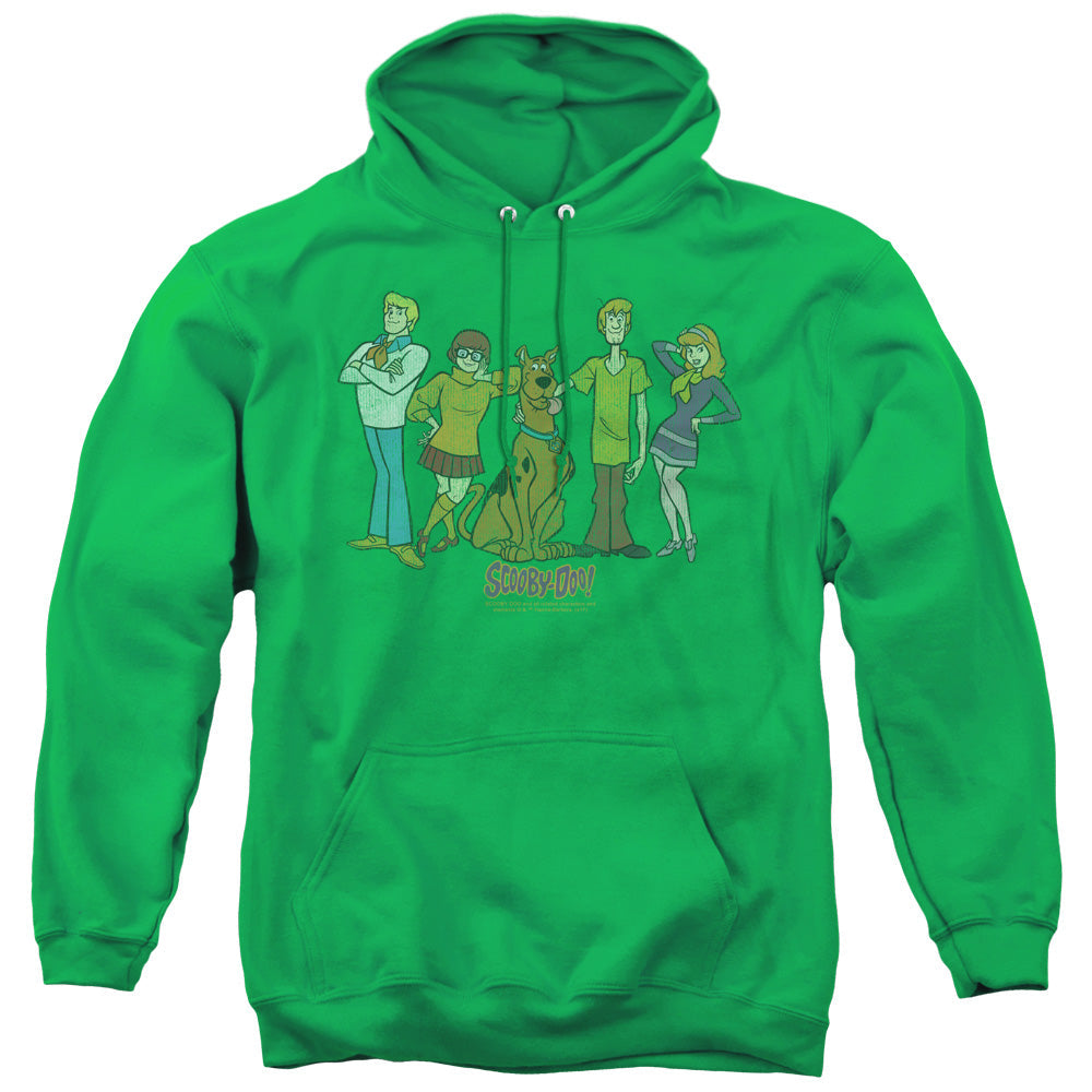Scooby Doo Scooby Gang Mens Hoodie Kelly Green