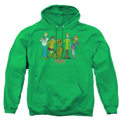 Scooby Doo Scooby Gang Mens Hoodie Kelly Green