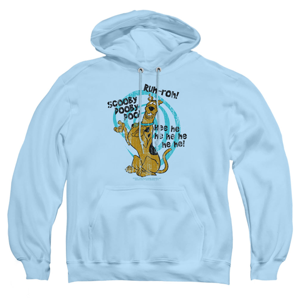 Scooby Doo Quoted Mens Hoodie Light Blue