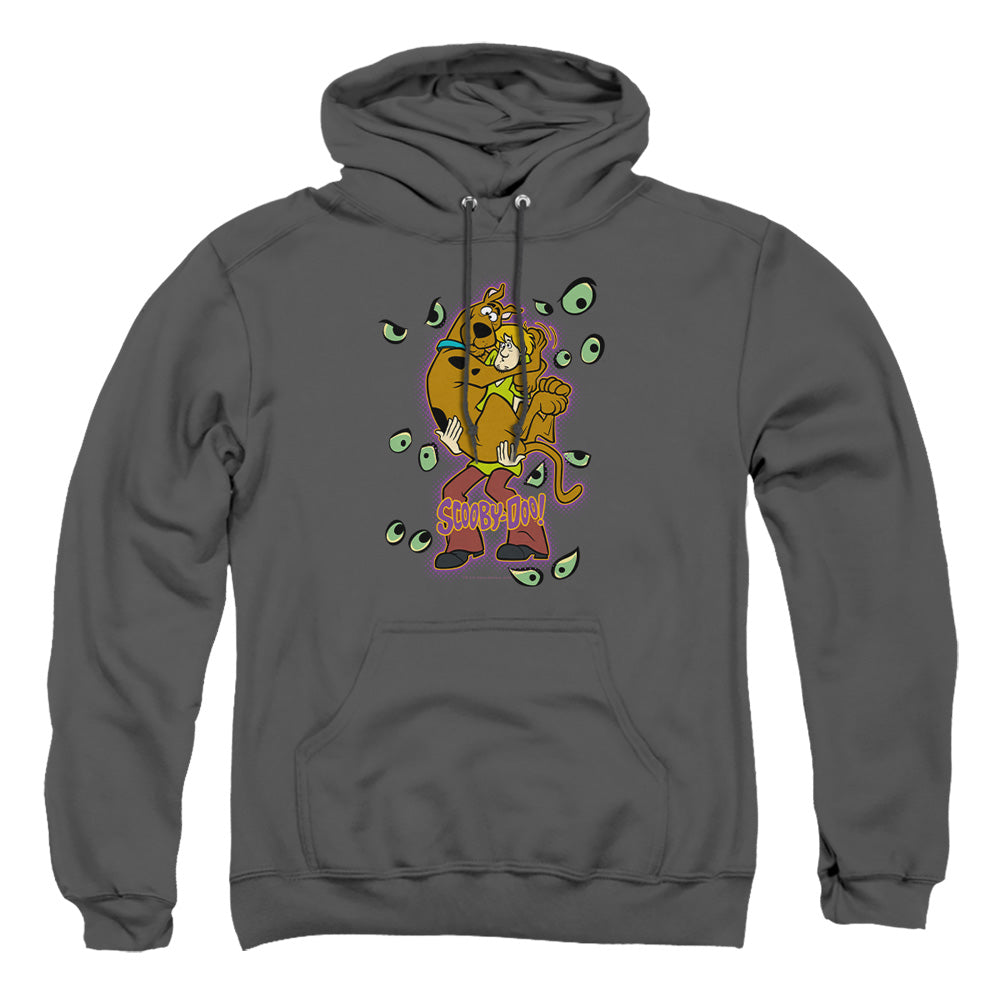 Scooby Doo Being Watched Mens Hoodie Charcoal