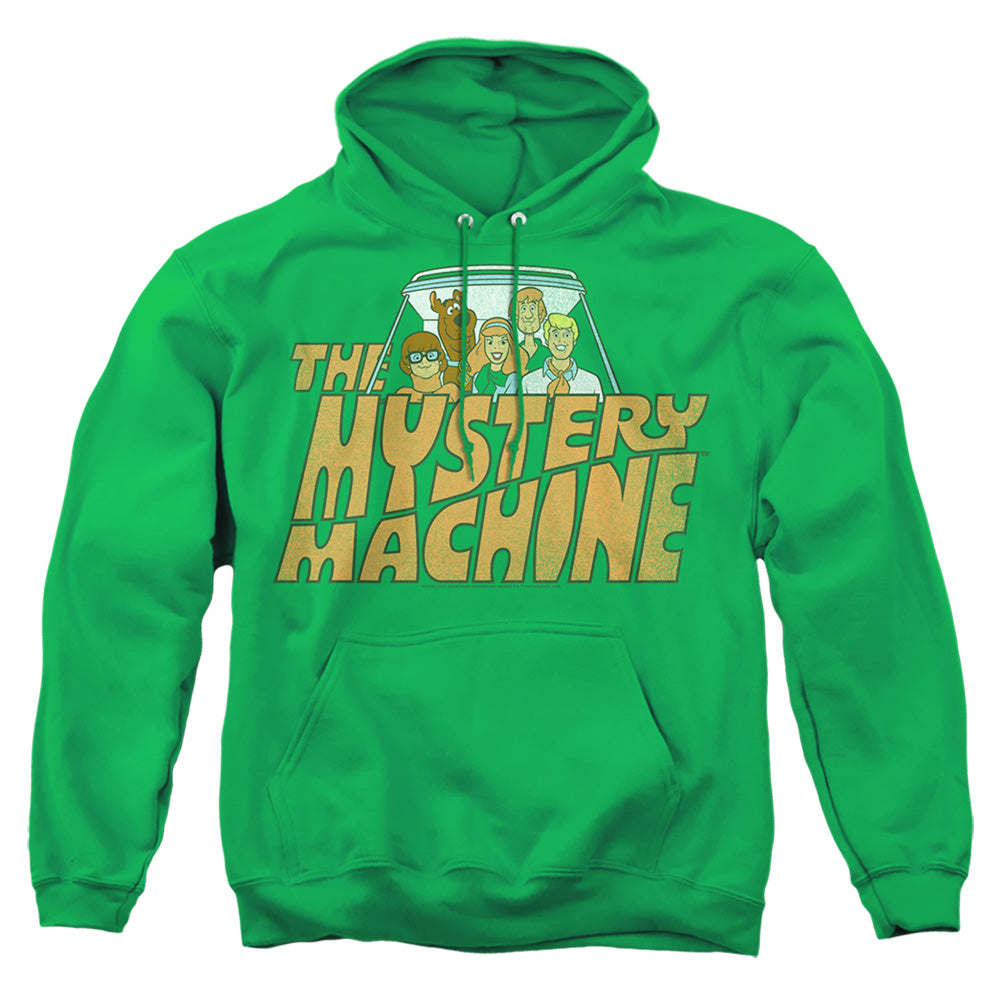 Scooby Doo! Mystery Machine Mens Hoodie Kelly Green