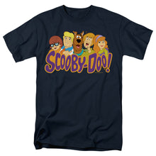 Load image into Gallery viewer, Scooby Doo! Scooby Gang Mens T Shirt Navy
