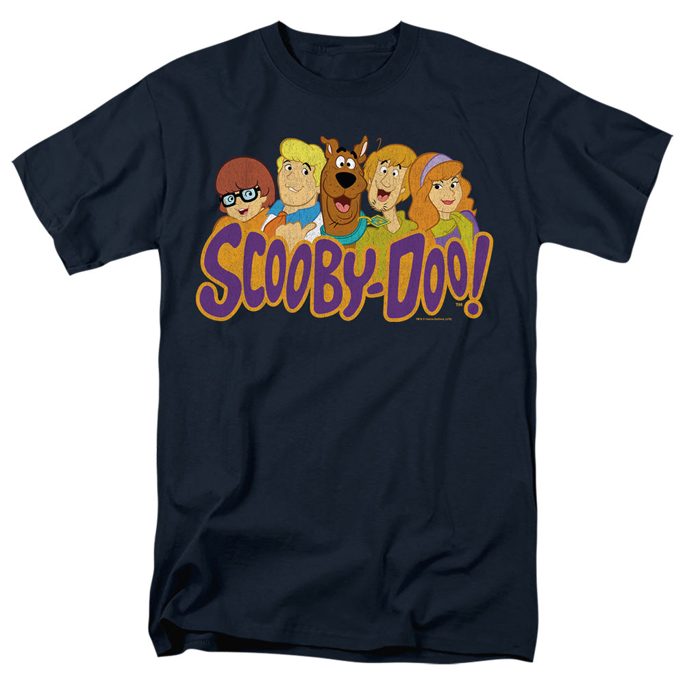 Scooby Doo! Scooby Gang Mens T Shirt Navy