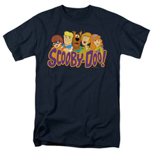 Load image into Gallery viewer, Scooby Doo! Scooby Gang Mens T Shirt Navy
